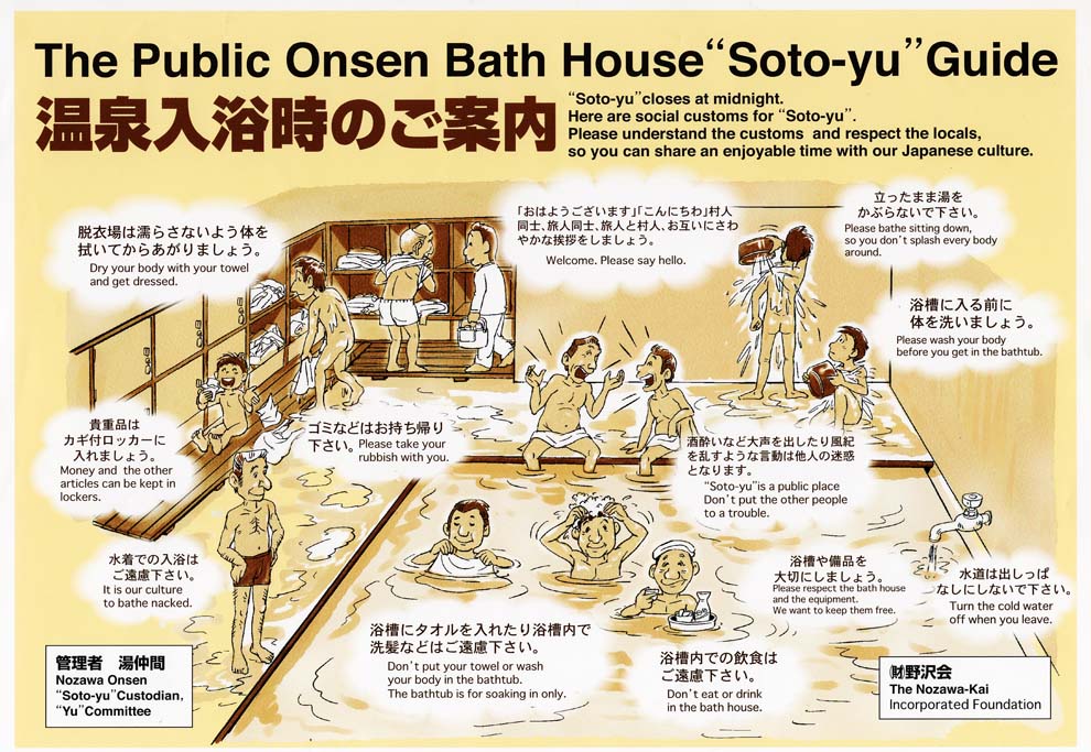 How to use an onsen in Japan
