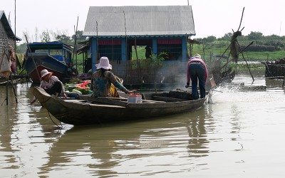 Visting Battambang in Cambodia