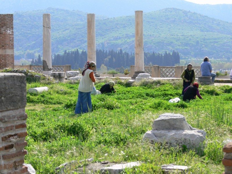 The ruins of Ephesus