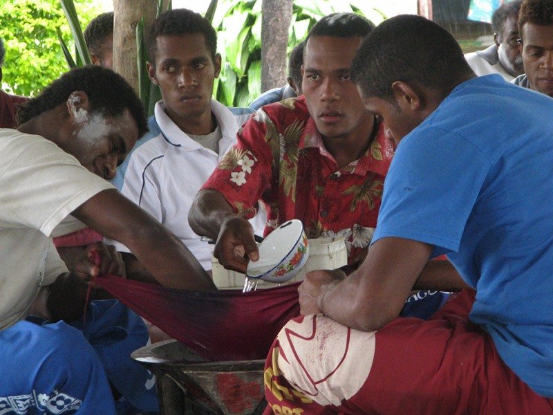 Preparing Kava in Fiji