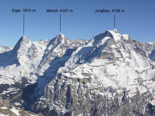 Eiger, Mönch and Jungfrau