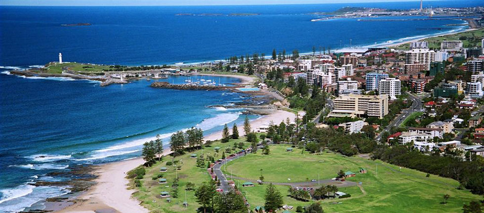 Wollongong and the village green