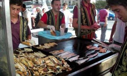 Fish Sandwich in Istanbul, Turkey #TastyTuesday