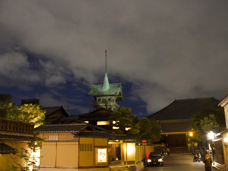 kyoto at night