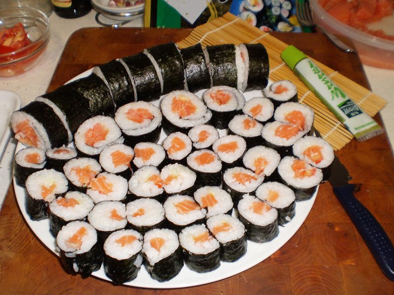 sushi in japan