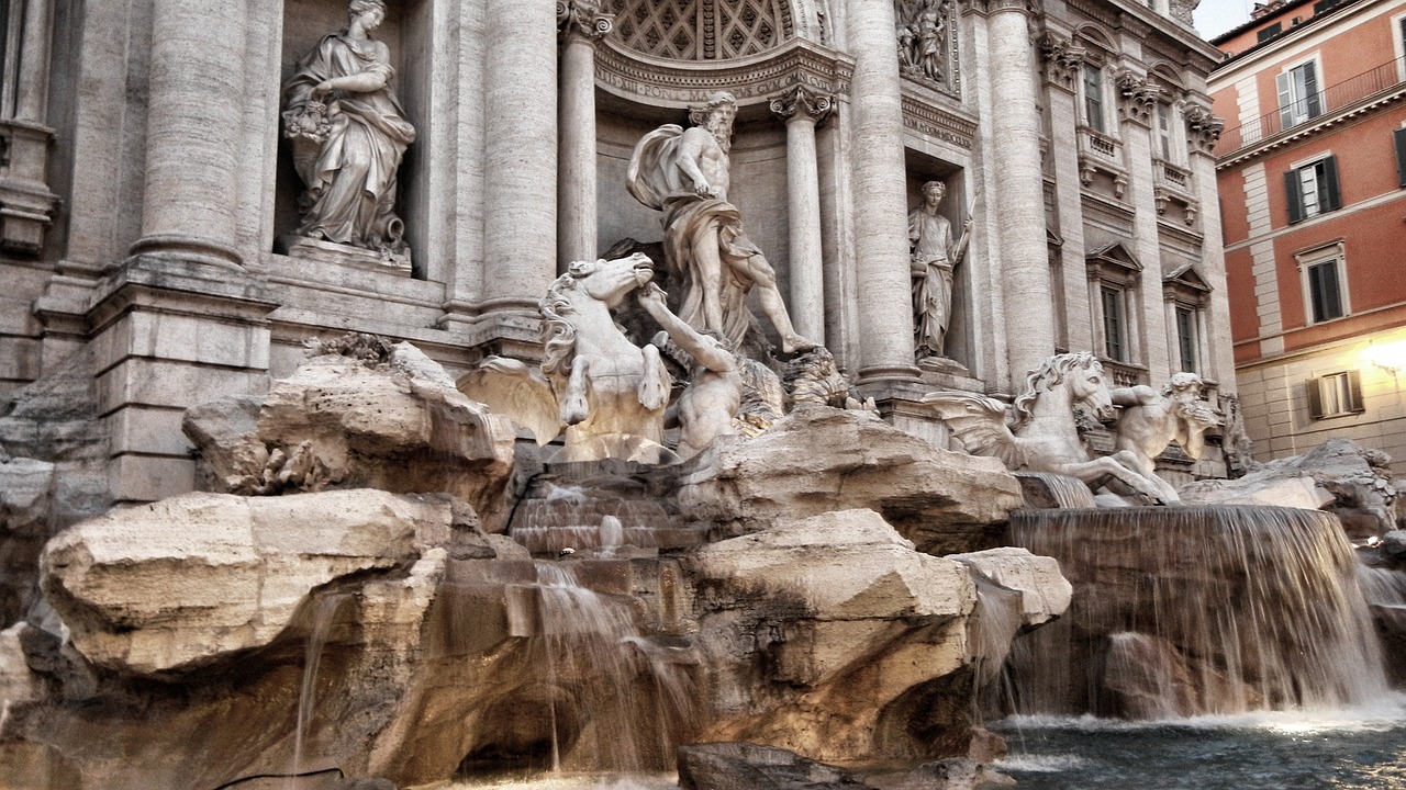 When in Rome, throw a coin in the Trevi Fountain ….#FridayTip