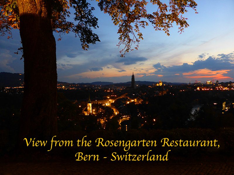 View from the Rosengarten Restaurant