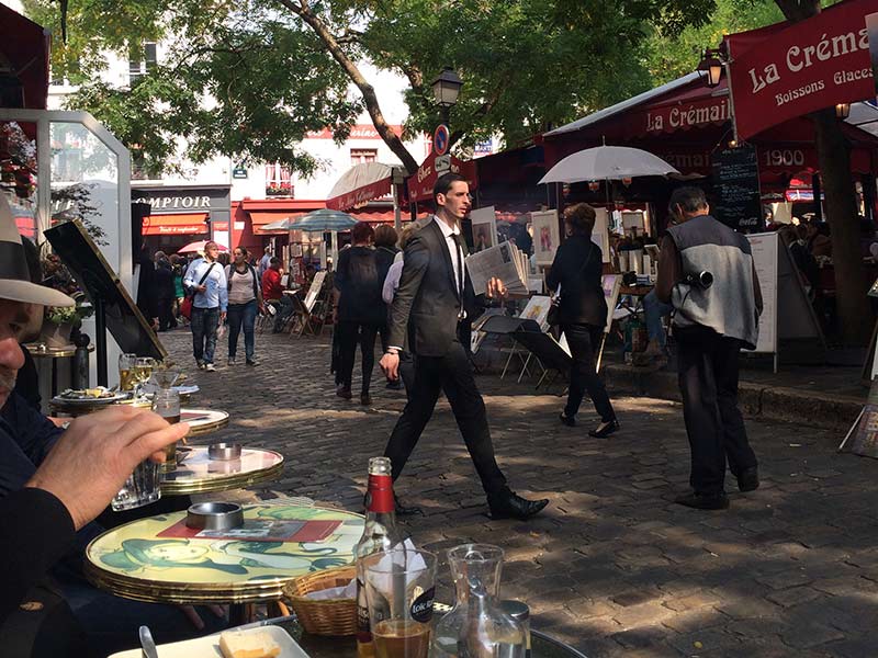 Visiting Montmartre