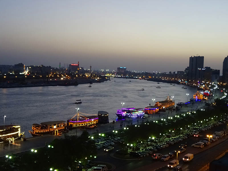 Take a Dhow Boat Dinner Trip on the Al Mansour Dhow Cruise Dubai