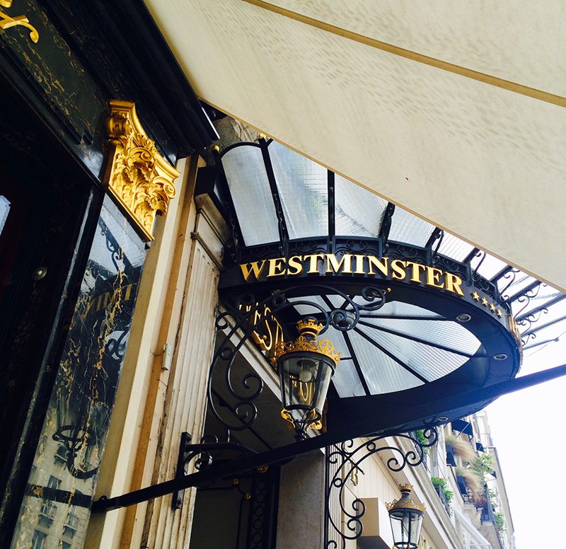 Paris, France - July 8, 2015: Entrance To The Louis Vuitton Luxury