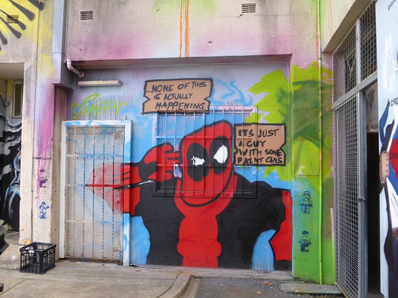 Superhero's at Tocumwal Lane, Canberra