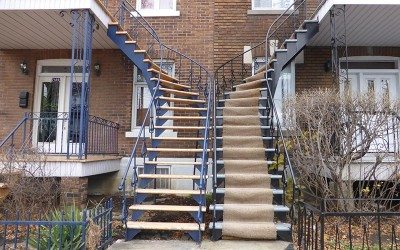 The Outdoor Staircases of Montreal, Quebec