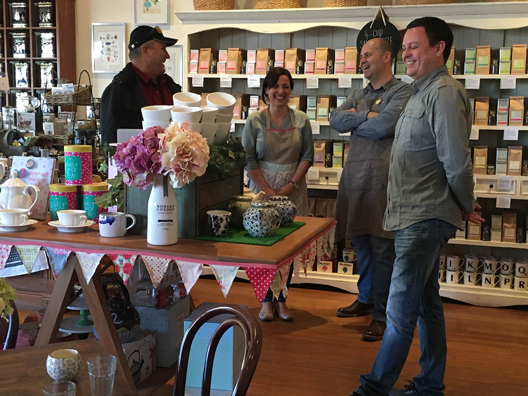 Pauline and Cliff of The Berry Tea Shop