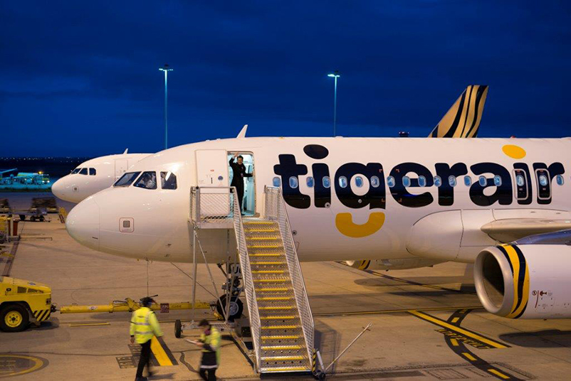 International Flight with Tigerair Australia
