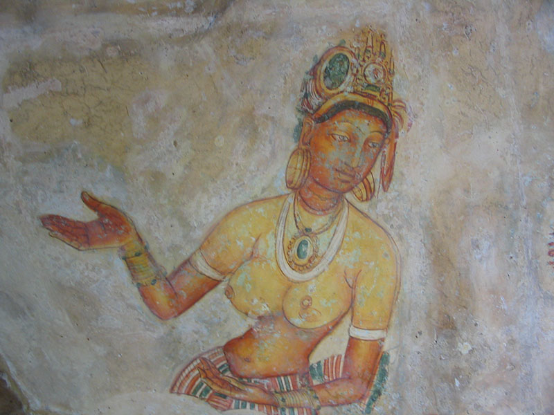 Sigiriya Maidens of Sri Lanka