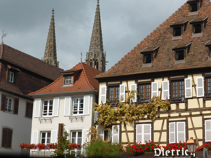 Town of Obernai in France