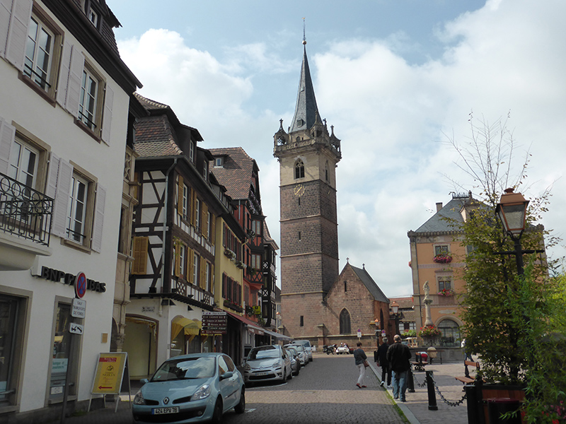 Town of Obernai in France