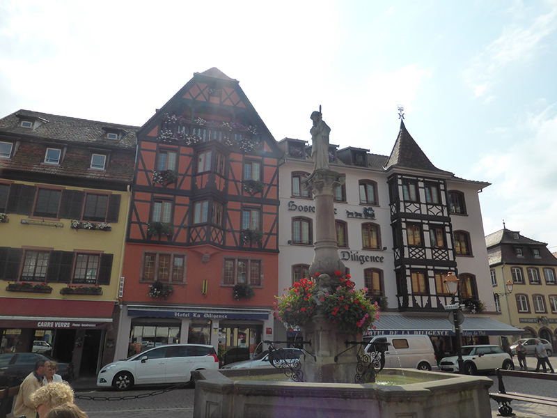 Town of Obernai in France