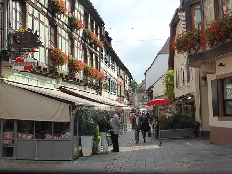 Town of Obernai in France