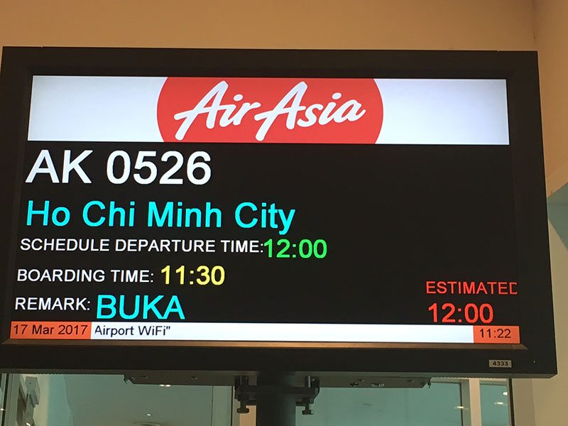 fly AirAsia to Vietnam
