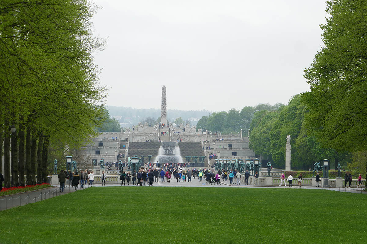 Visiting Vigeland Park in Oslo