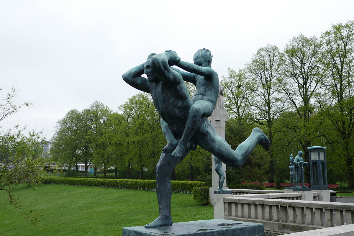 Visiting Vigeland Park in Oslo