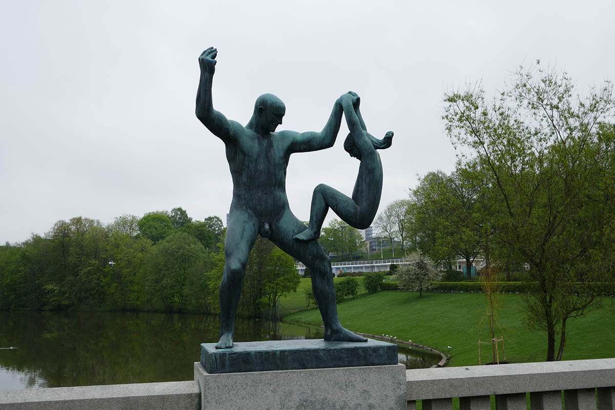 Visiting Vigeland Park in Oslo