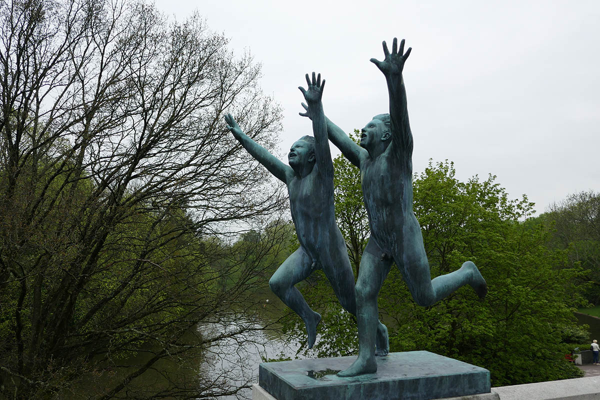 Visiting Vigeland Park in Oslo
